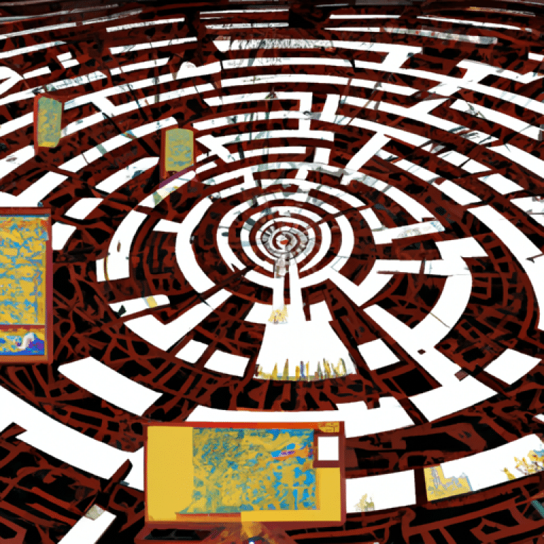 un labyrinthe symbolisant les diverses c 512x512 13110843