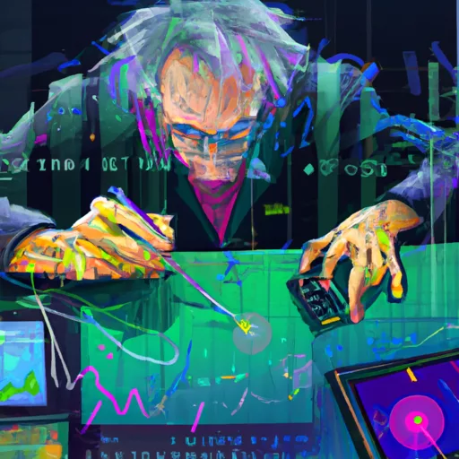 une personne analysant des graphiques de 512x512 24960271